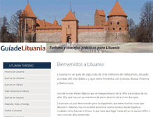 Tablet Screenshot of guiadelituania.com
